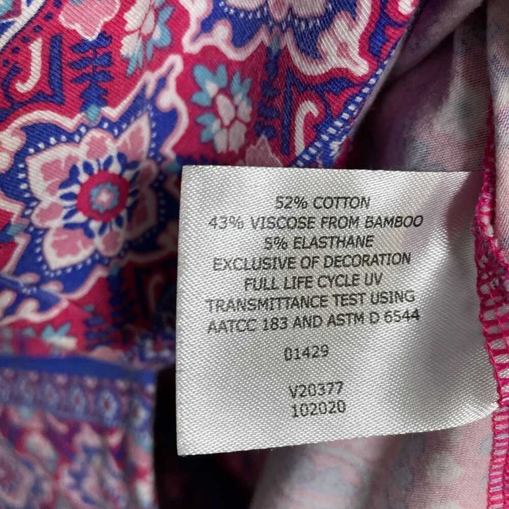 Coolibar Womens St. Lucia Tunic Top XS Printed Sun Protection UPF 50+ Multicolor - Picture 6 of 8